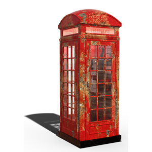 Telephone booth PNG-43078